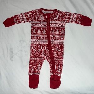 Little Sleepies preemie Christmas zippy